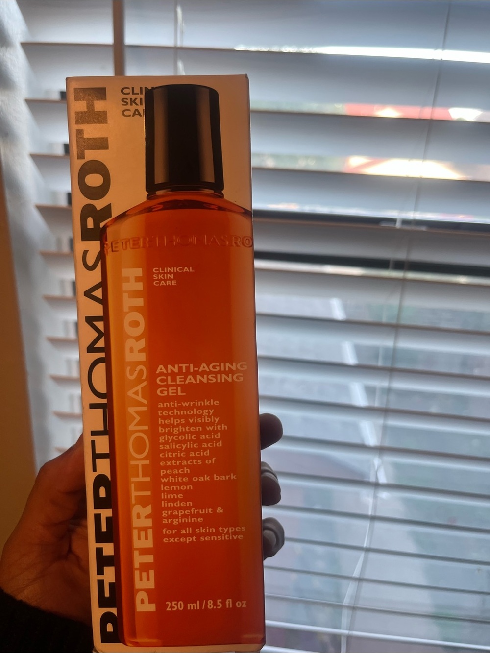 Peter Thomas Roth Orange Anti-Aging Cleansing Gel Bottle